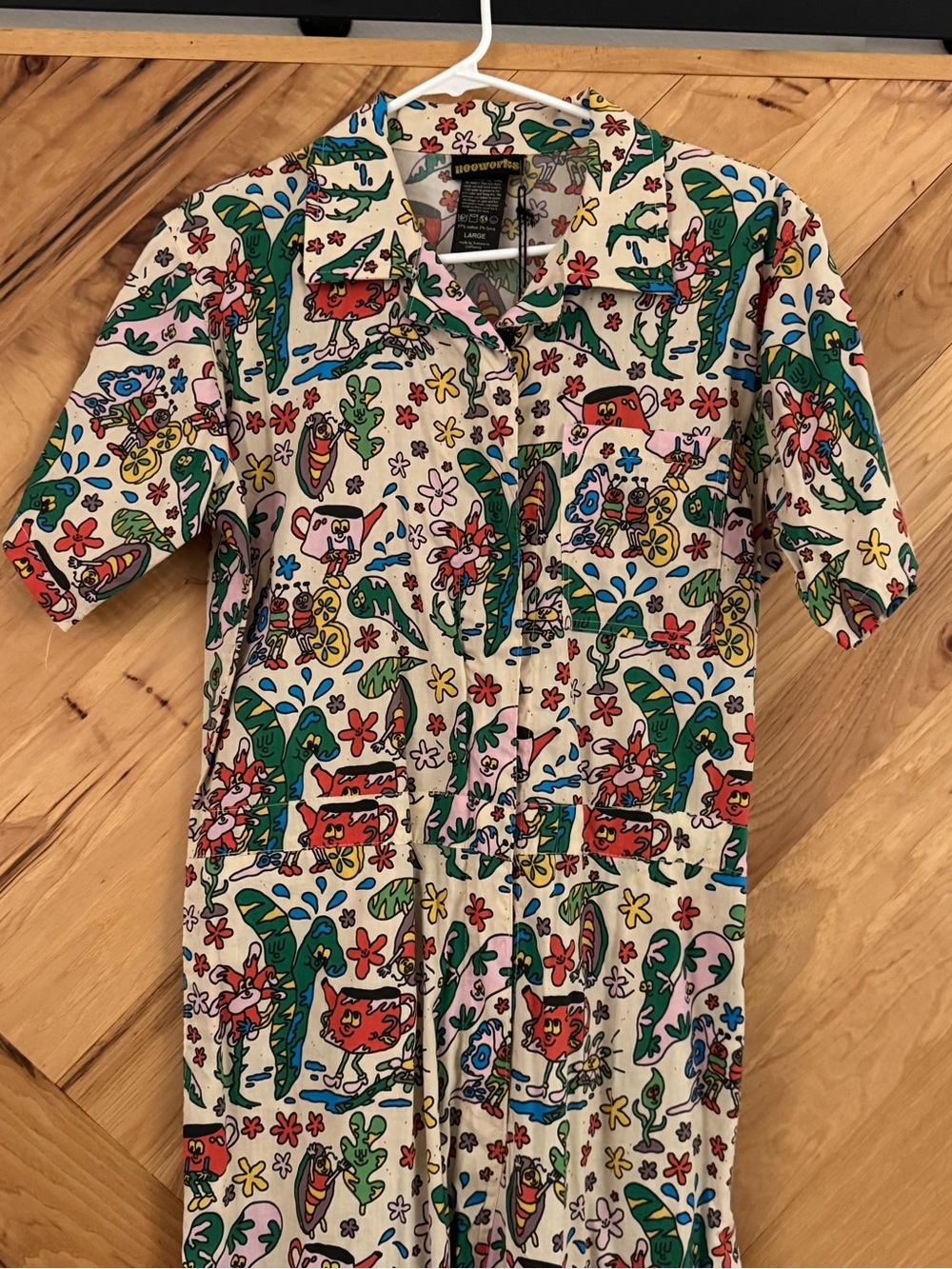 Nooworks bug out coveralls short sleeves - NWT - size large - Picture 3 of 7
